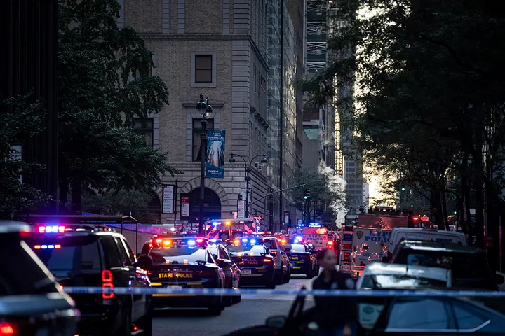 Gunman kills NYPD officer, injures two others in shooting at Blackstone HQ in Manhattan