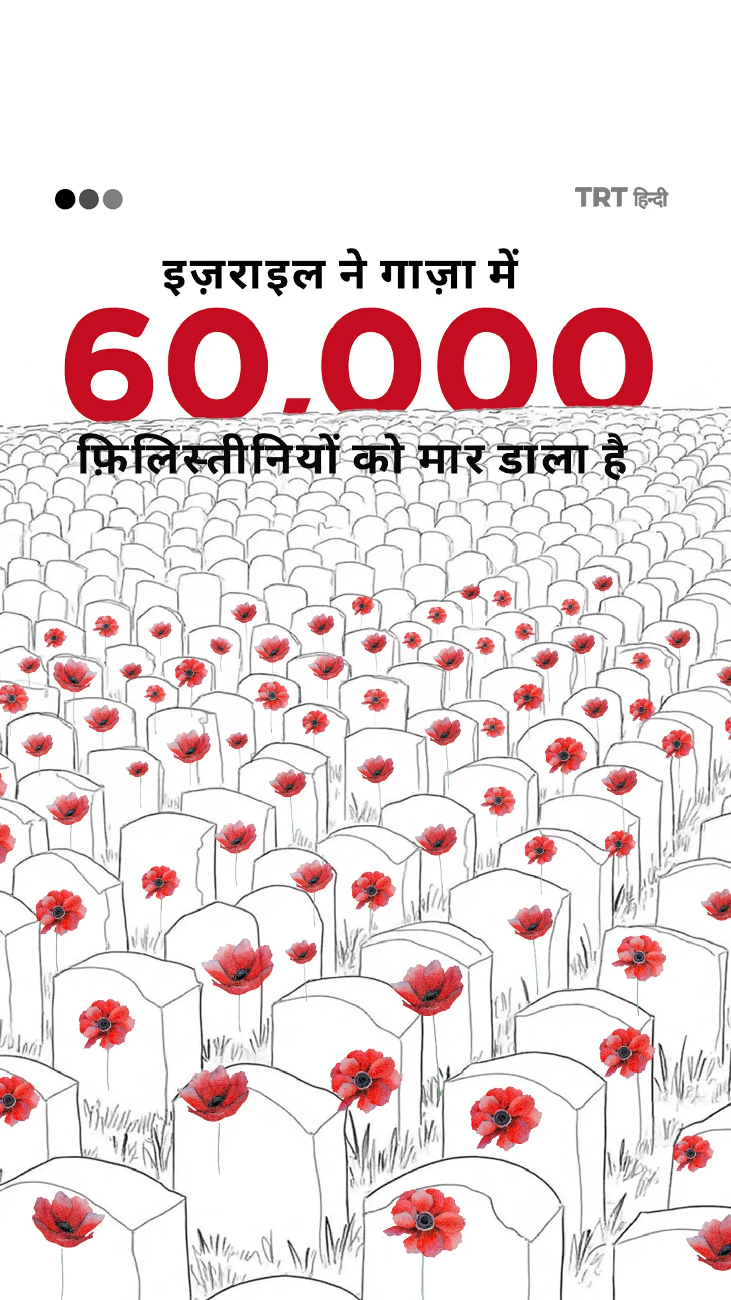 7 अक्टूबर, 2023 से अब तक इज़रायल ने आधिकारिक तौर पर कम से कम 60,000 फिलिस्तीनियों की हत्या कर दी है