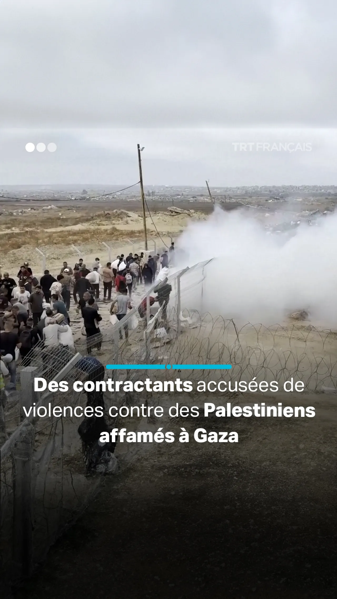Des contractants accusées de violences contre des Palestiniens affamés à Gaza