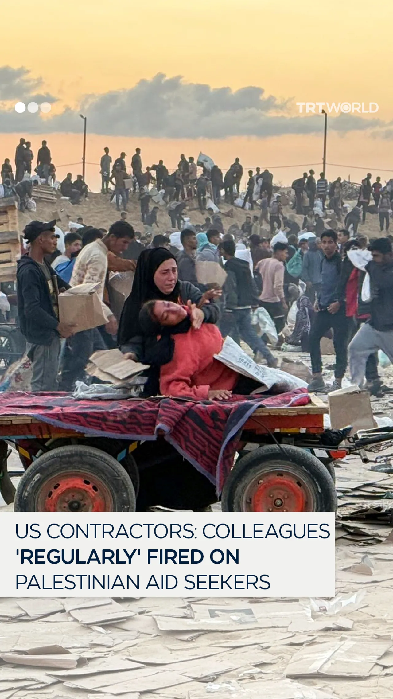 US contractors say colleagues 'regularly' fired on Palestinians seeking aid in Gaza
