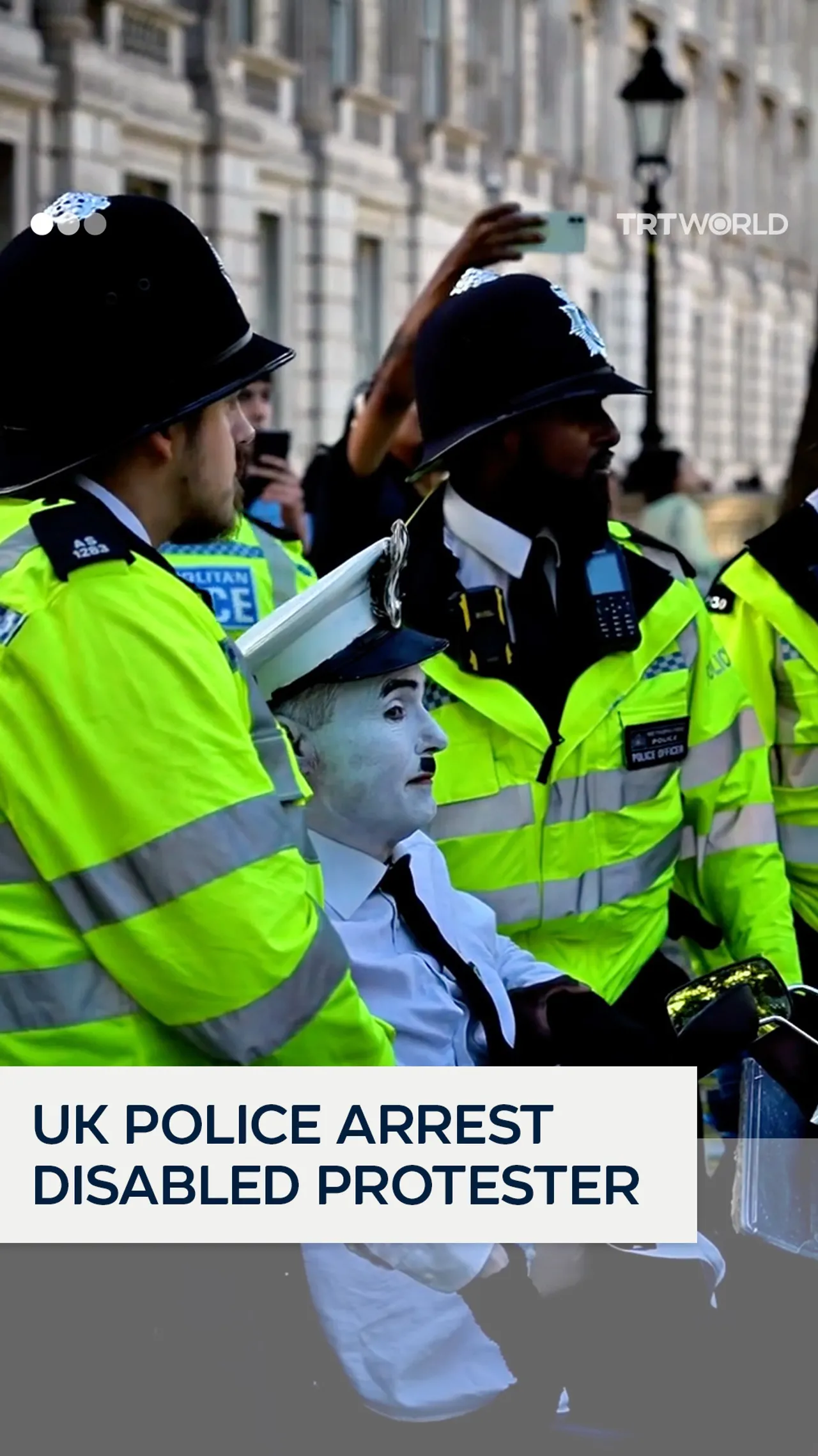 UK police arrest disabled protester opposing Palestine Action ban