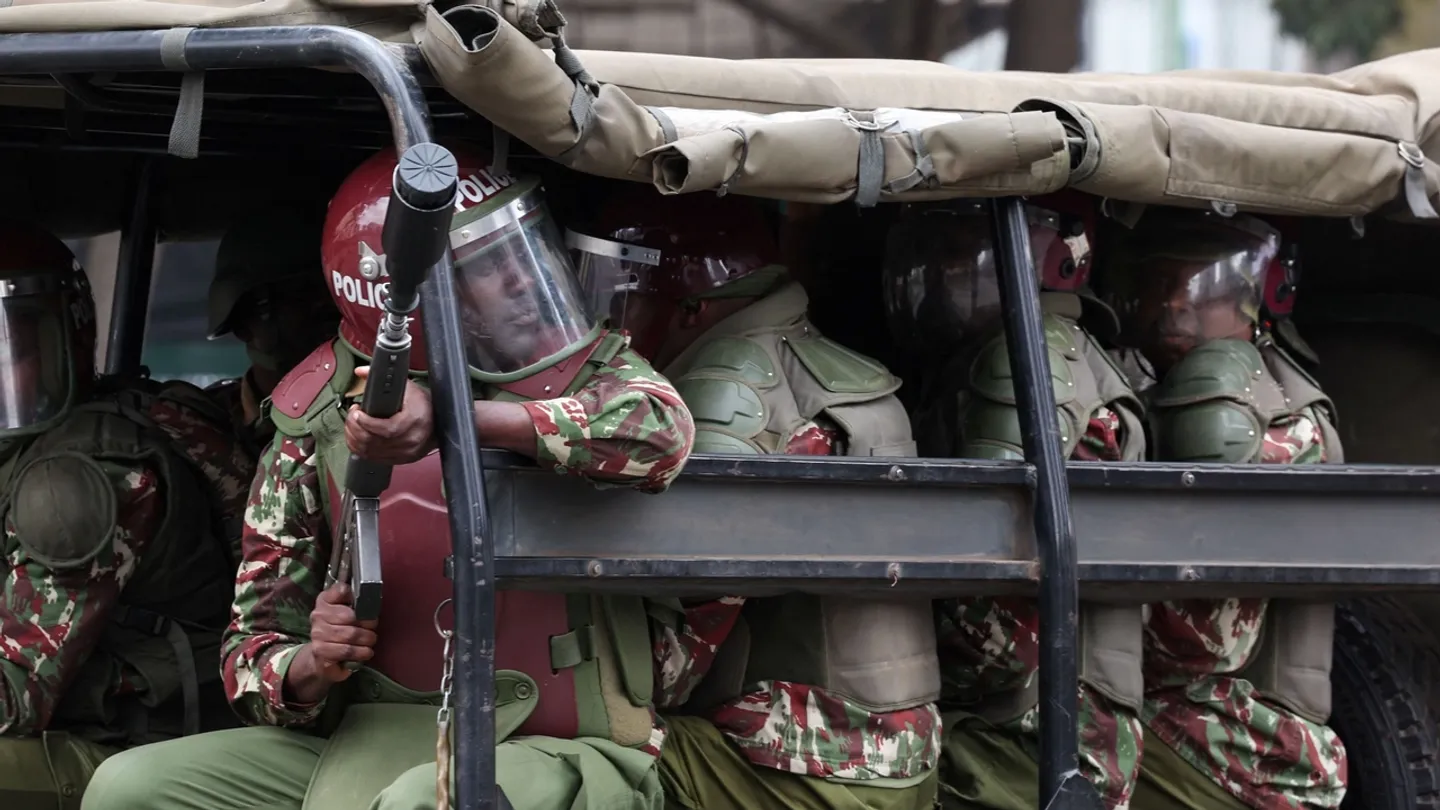 Kenya police station torched in protest over man who died in custody