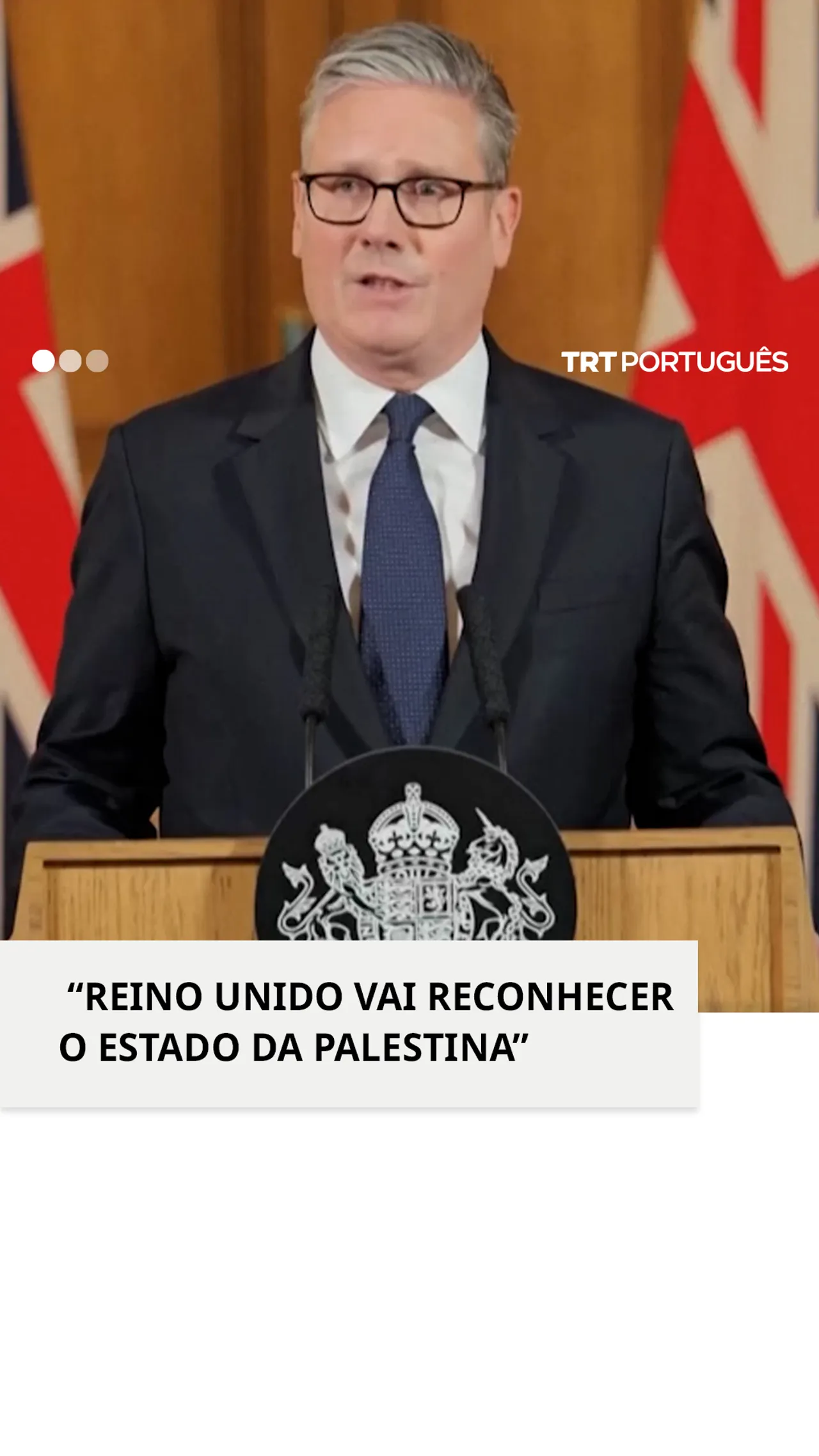 “Reino Unido vai reconhecer o estado da Palestina… em setembro”
