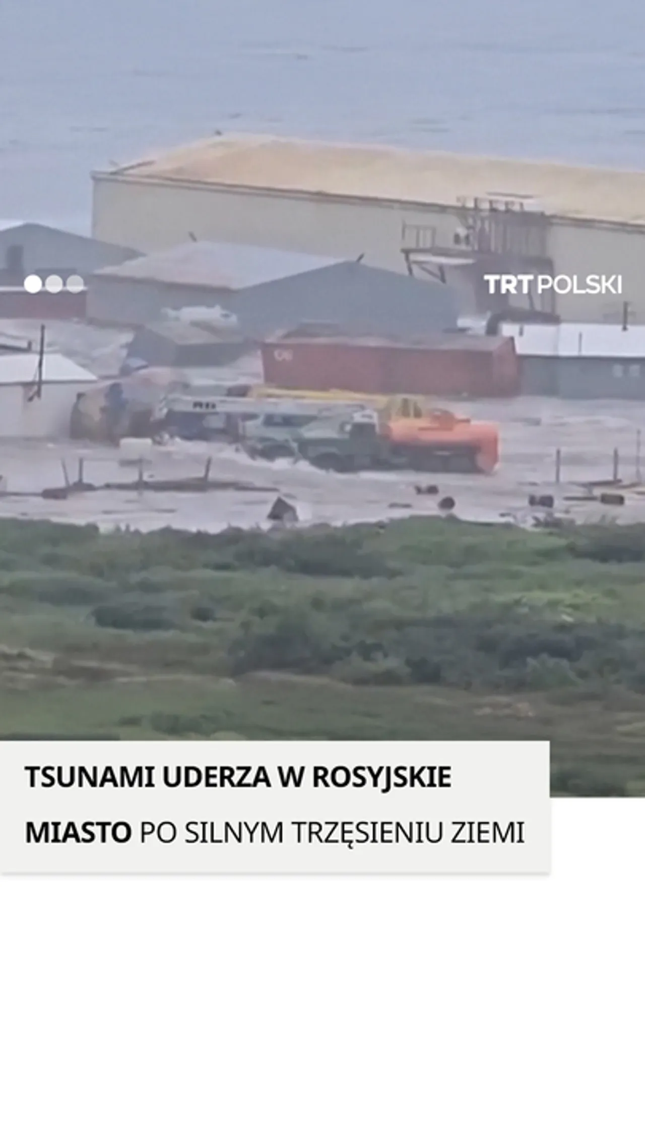 Trzęsienie ziemi u wybrzeży rosyjskiej Kamczatki wywołuje ostrzeżenie przed tsunami