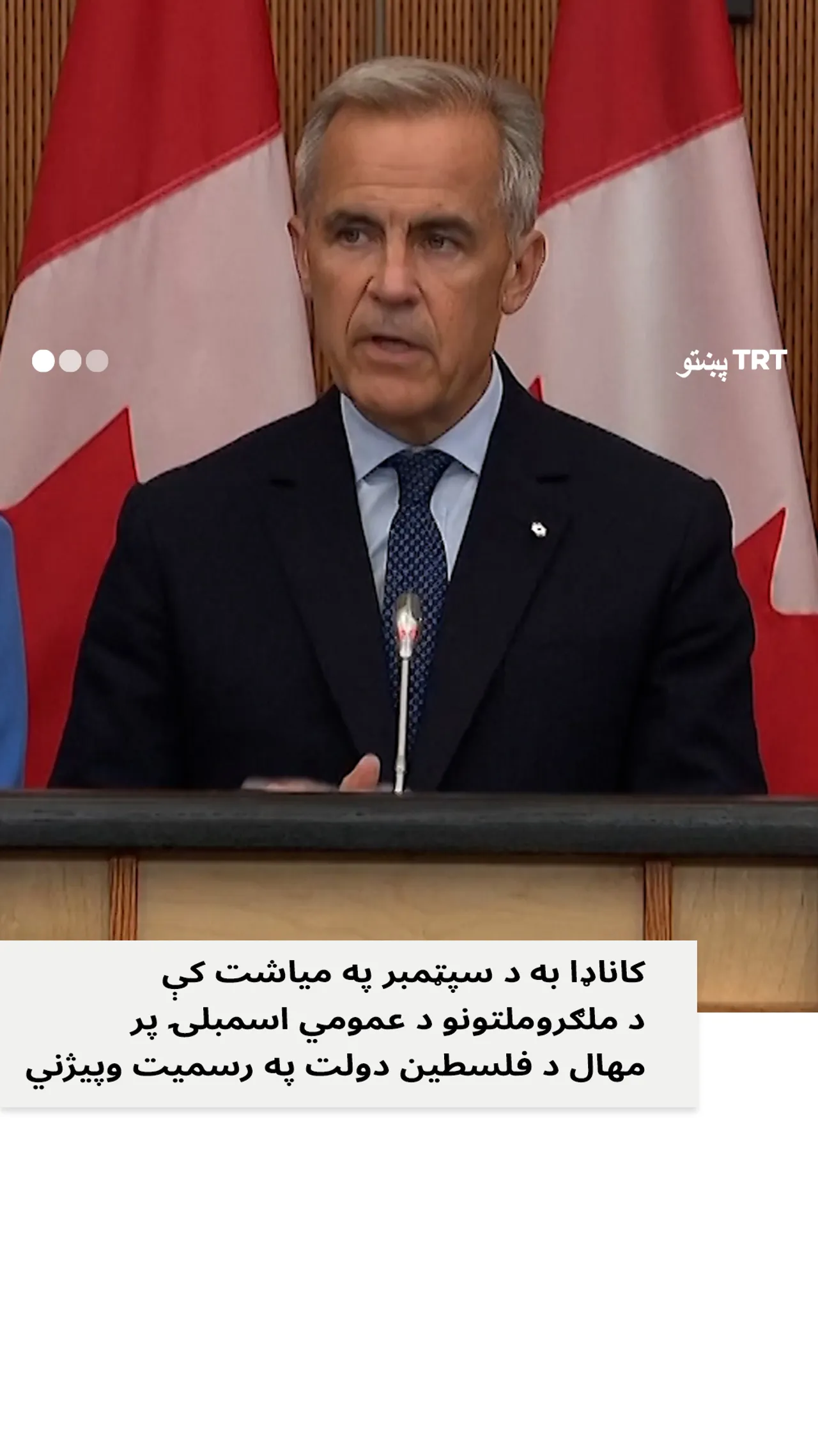 کاناډا به د سپټمبر په میاشت کې د ملګرو ملتونو په عمومي اسمبلۍ کې د فلسطین دولت په رسمیت وپیژني.