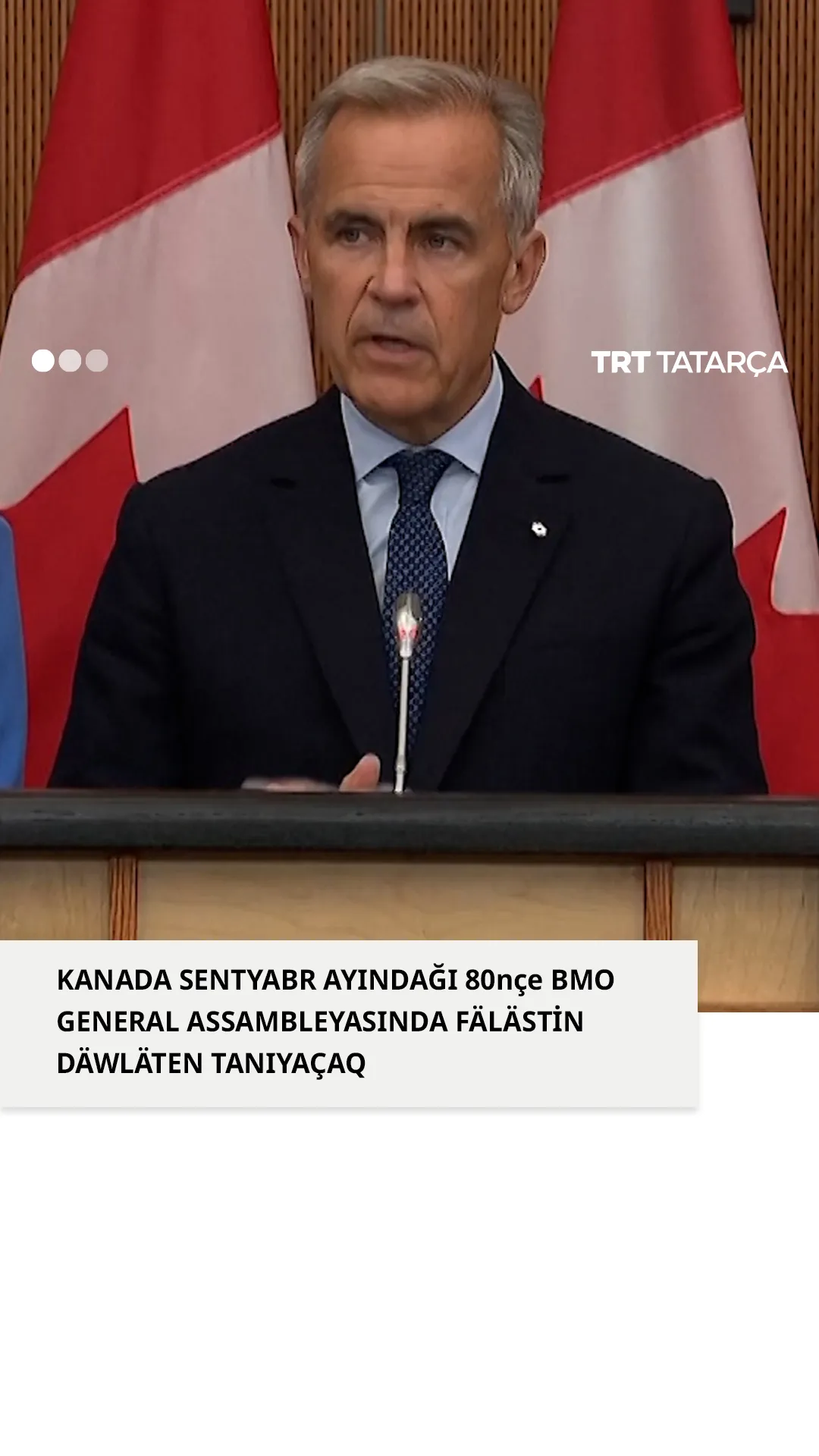 Kanada Fälästin däwläten tanıyaçaq