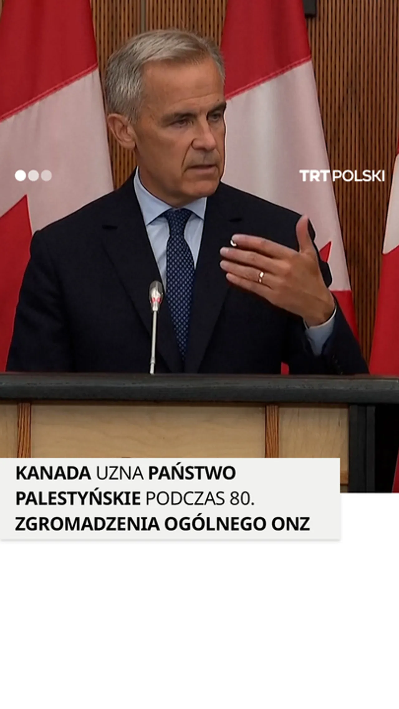 Kanada uzna Państwo Palestyńskie podczas Zgromadzenia Ogólnego ONZ we wrześniu