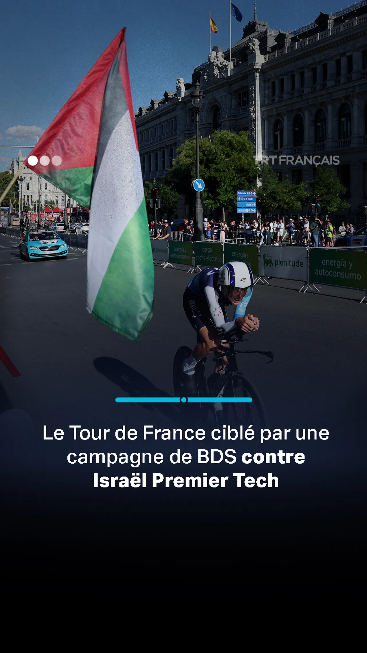 Le Tour de France ciblé par une campagne de BDS contre Israël Premier Tech