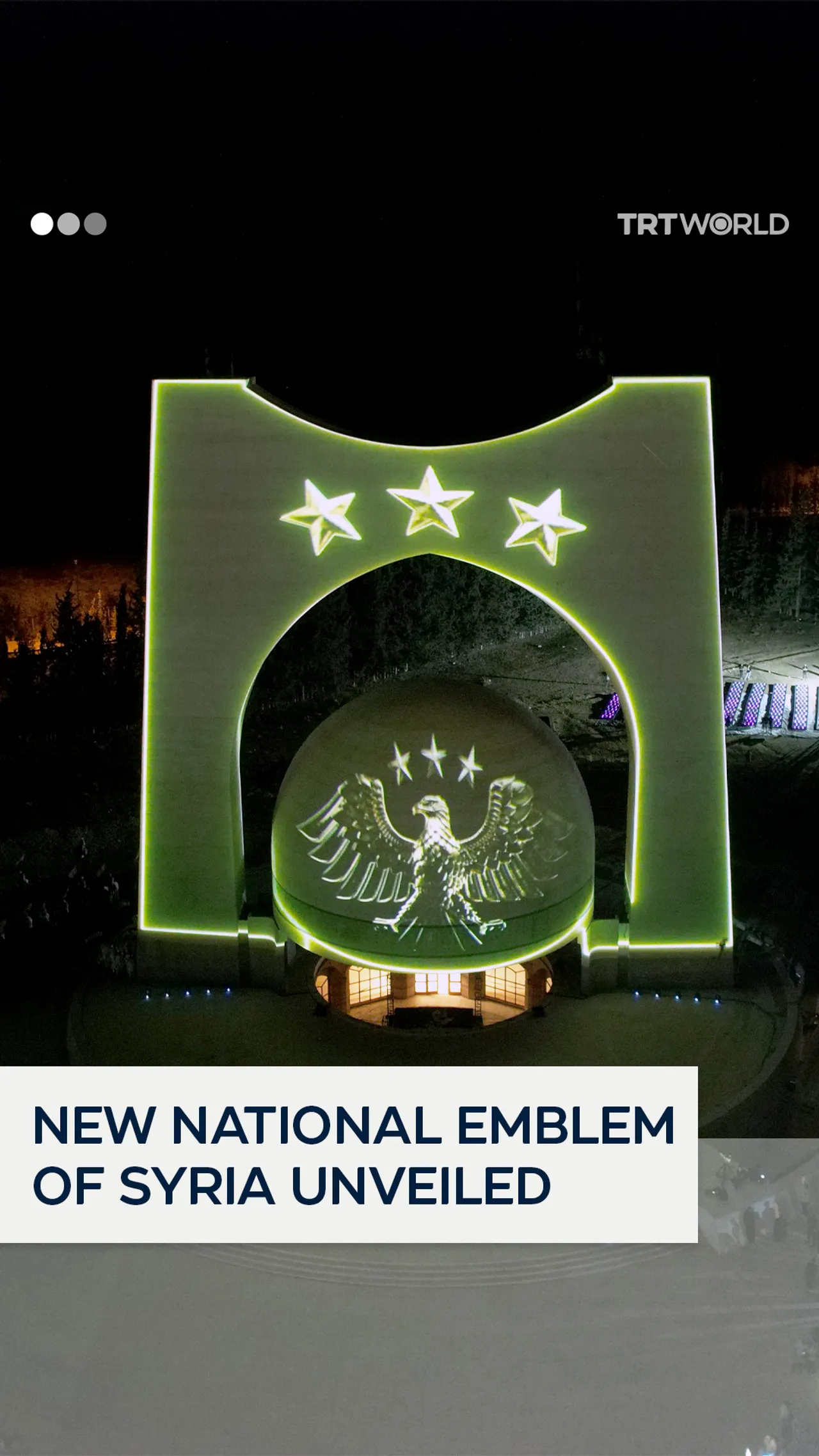 Syria unveils new national emblem marking post-Assad era