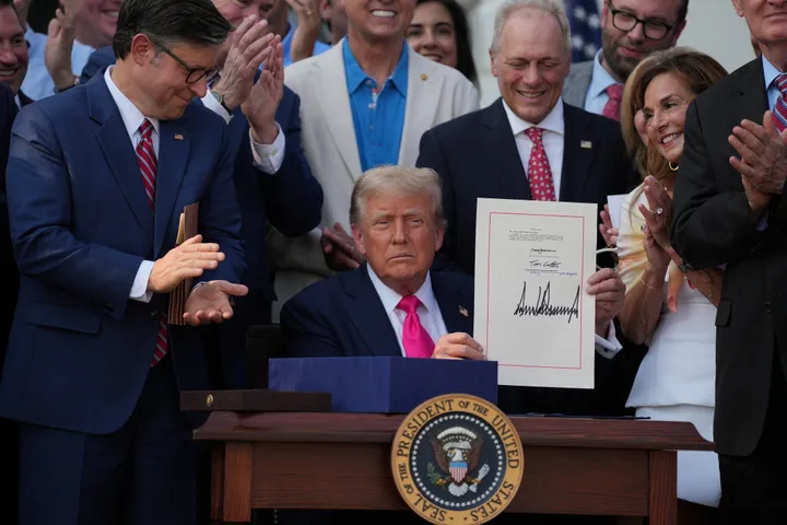 Trump signs sweeping tax cut and spending bill into law during July 4th ceremony