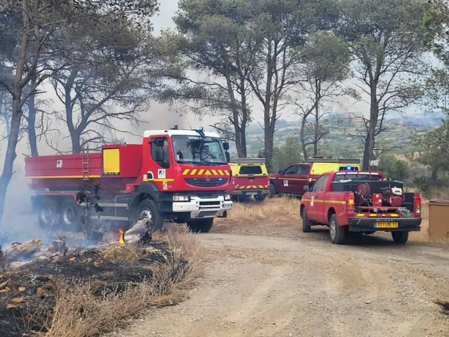 France: plus de 488 hectares déjà dévastés par les feux de brousse dans l’Aude