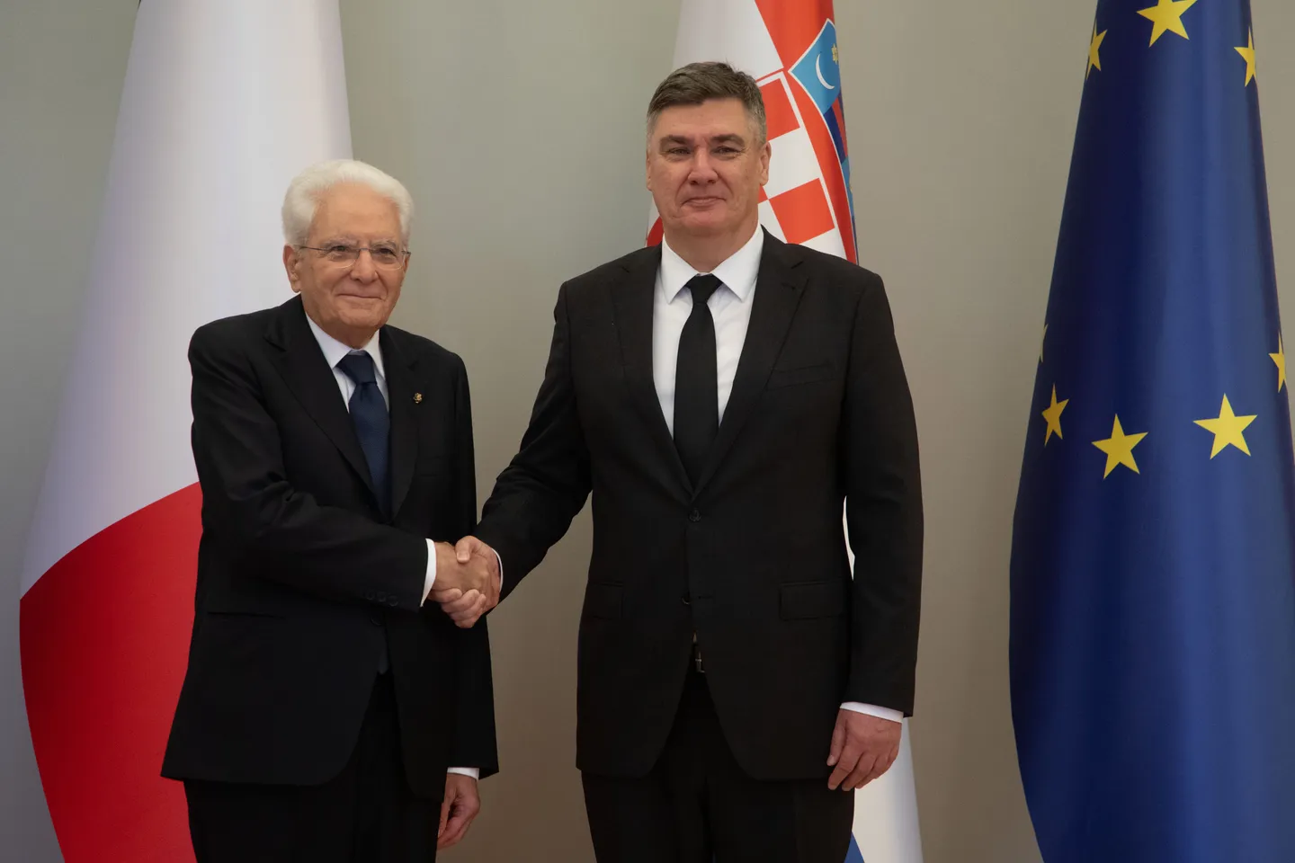 Milanović s Mattarellom: EU je bio "konkretan mirovni projekat" za Hrvatsku i Italiju