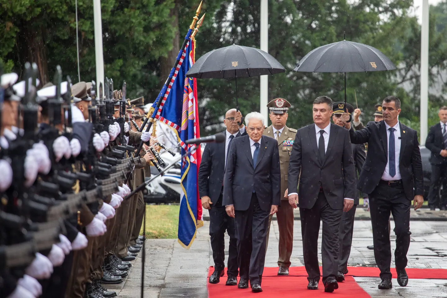 Milanović primio Mattarellu u Zagrebu: Potvrda čvrstih veza Hrvatske i Italije