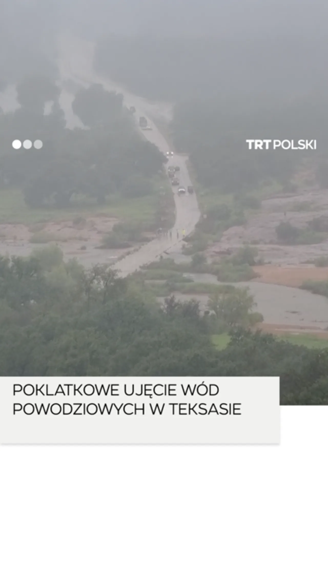 Zalana grobla w Teksasie uchwycona na nagraniu poklatkowym