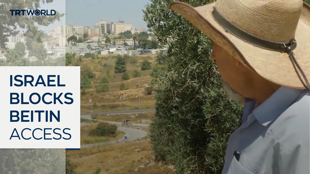 Israeli forces block access to Beitin in occupied West Bank