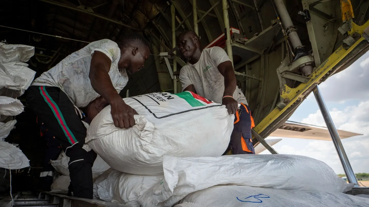 UN airdrops food aid in South Sudan to people affected by conflict