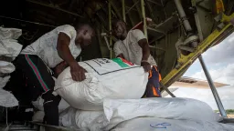 UN airdrops food aid in South Sudan to people affected by conflict