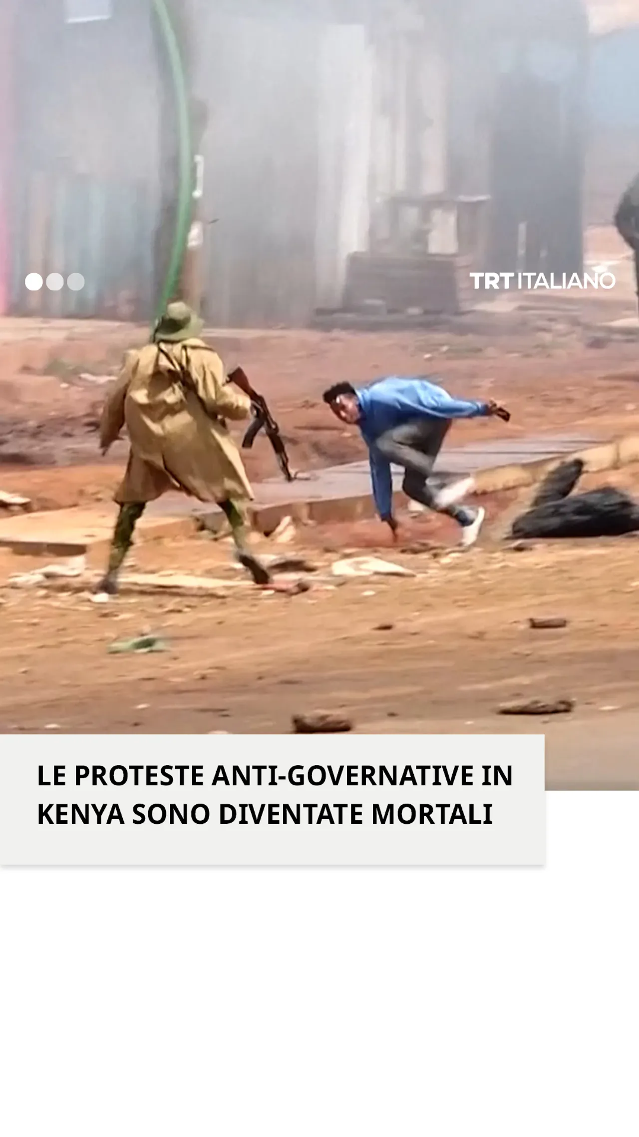 Le proteste anti-governative tenutesi in Kenya diventate mortali