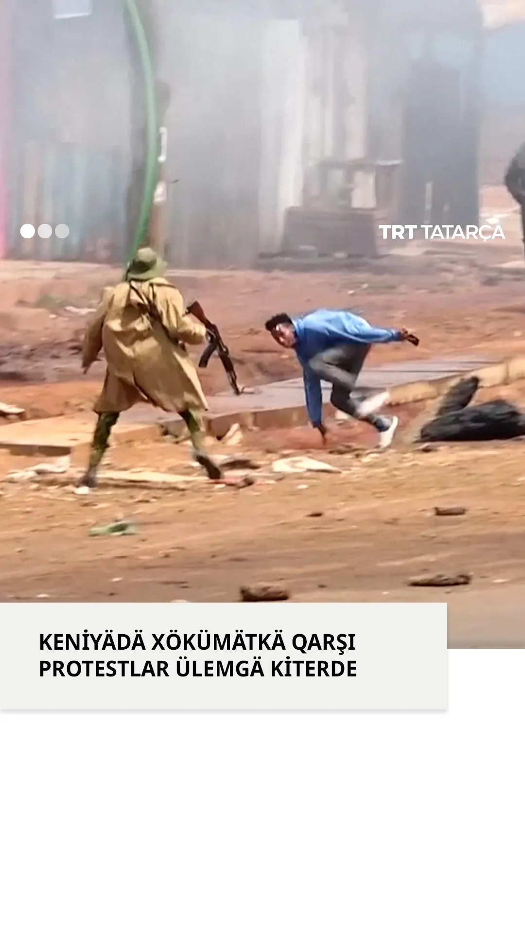 Keniyädä xökümätkä qarşı protestlar ülemgä kiterde