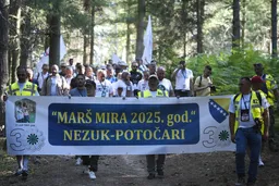 Thousands join peace march to honour Srebrenica genocide victims