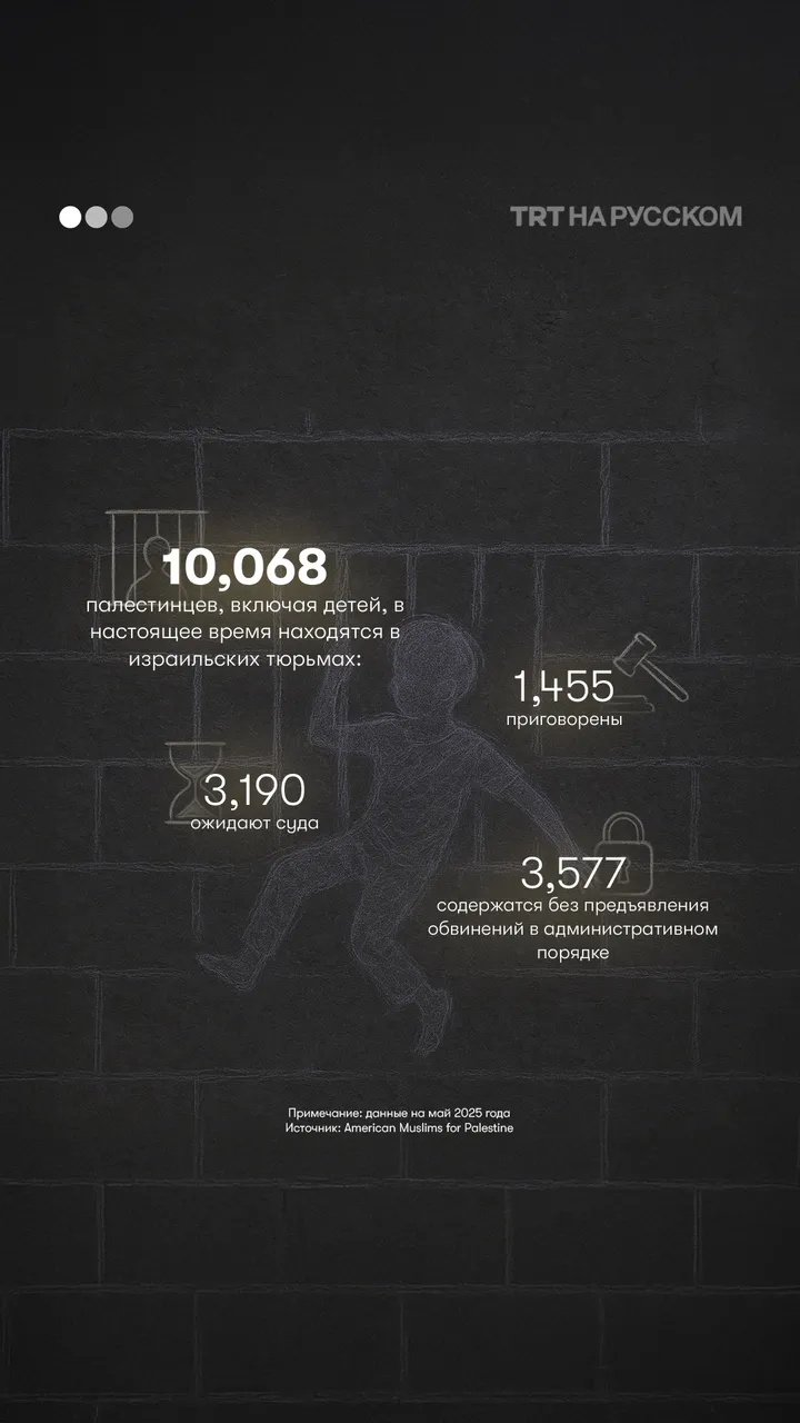 Тюрьма как основа оккупации: 1 млн палестинцев стали израильскими заложниками с 1967 года