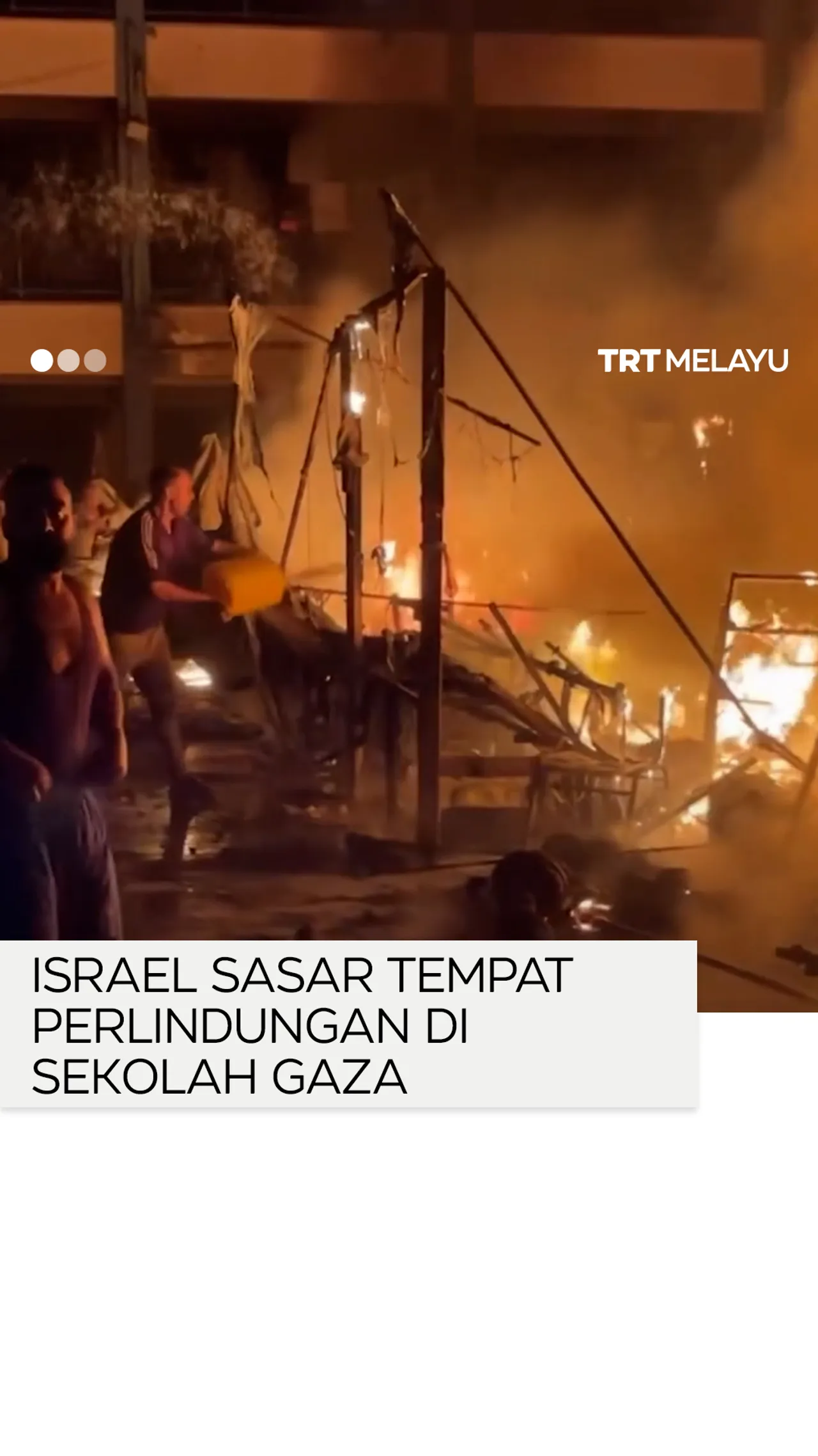 Israel sasar tempat perlindungan di sekolah Gaza