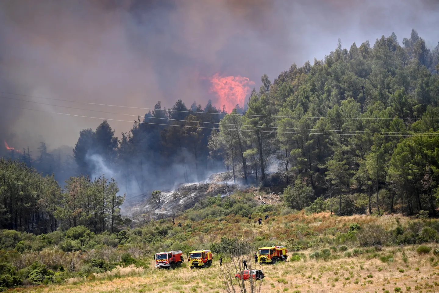 Incendies dans le sud de la France : le feu atteint Marseille, l'aéroport fermé