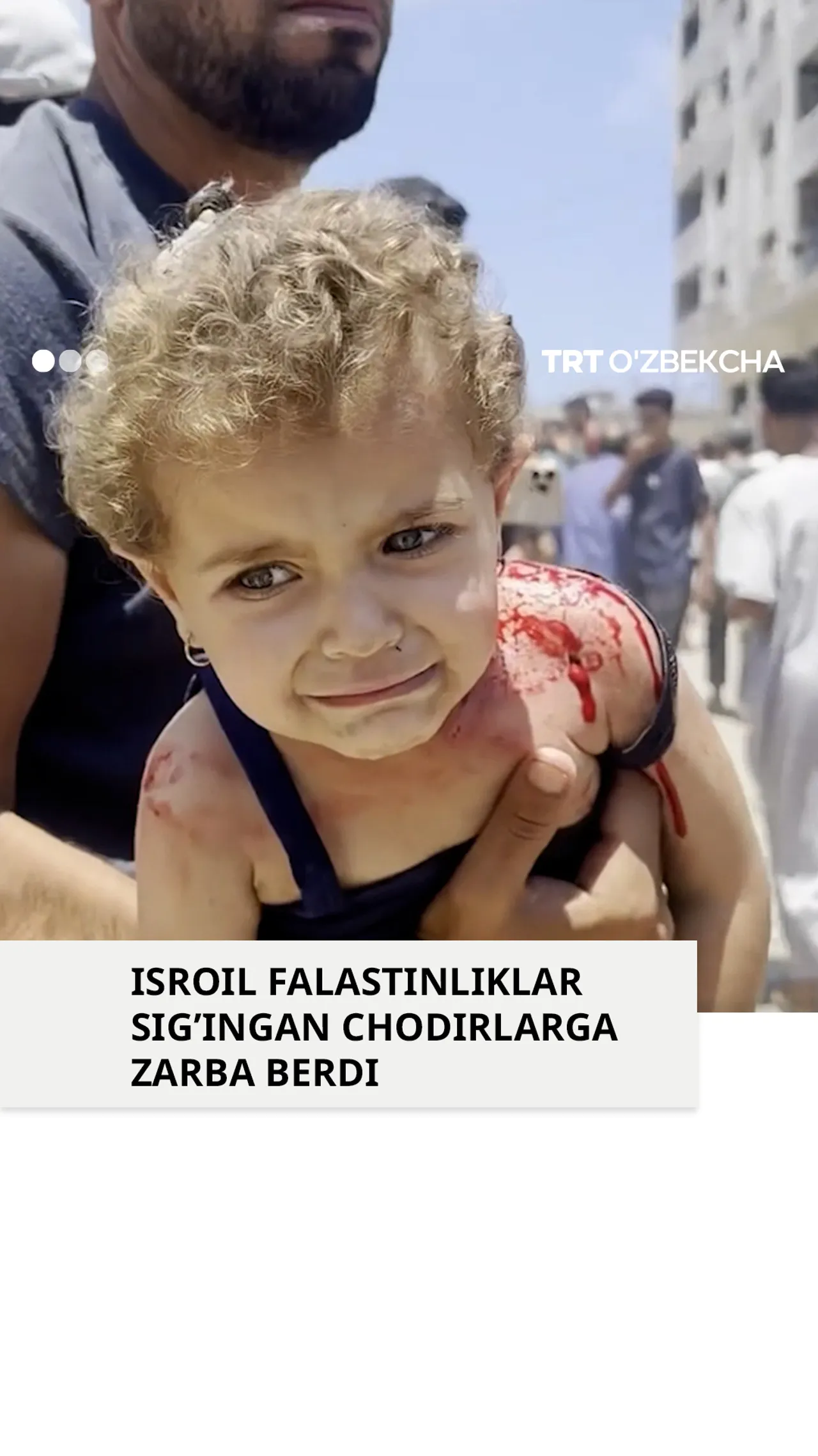 Isroil falastinliklar panoh topgan chodirlarga zarba berdi