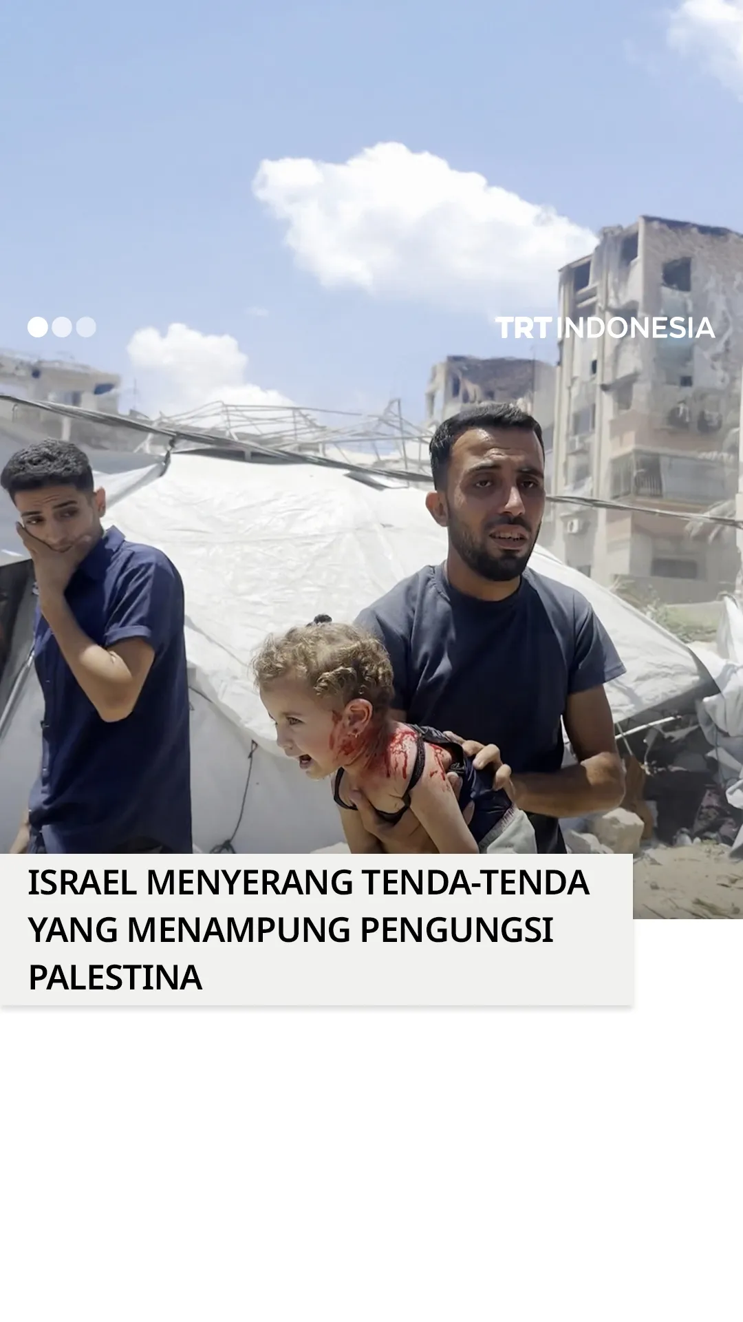Serangan Israel menewaskan setidaknya lima warga Palestina yang berlindung di tenda di Gaza