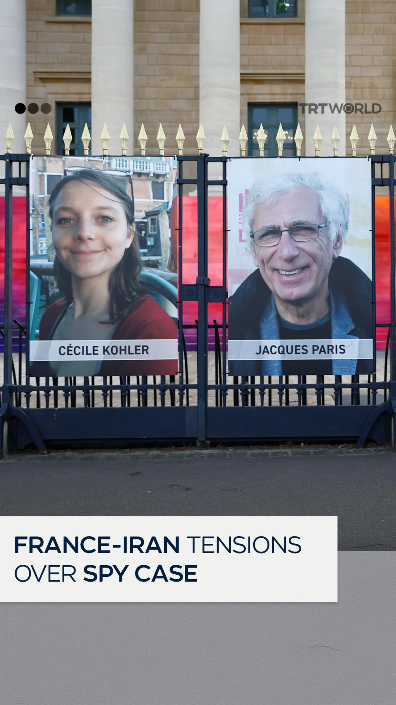 France- Iran tensions are mounting over a detained couple accused of spying