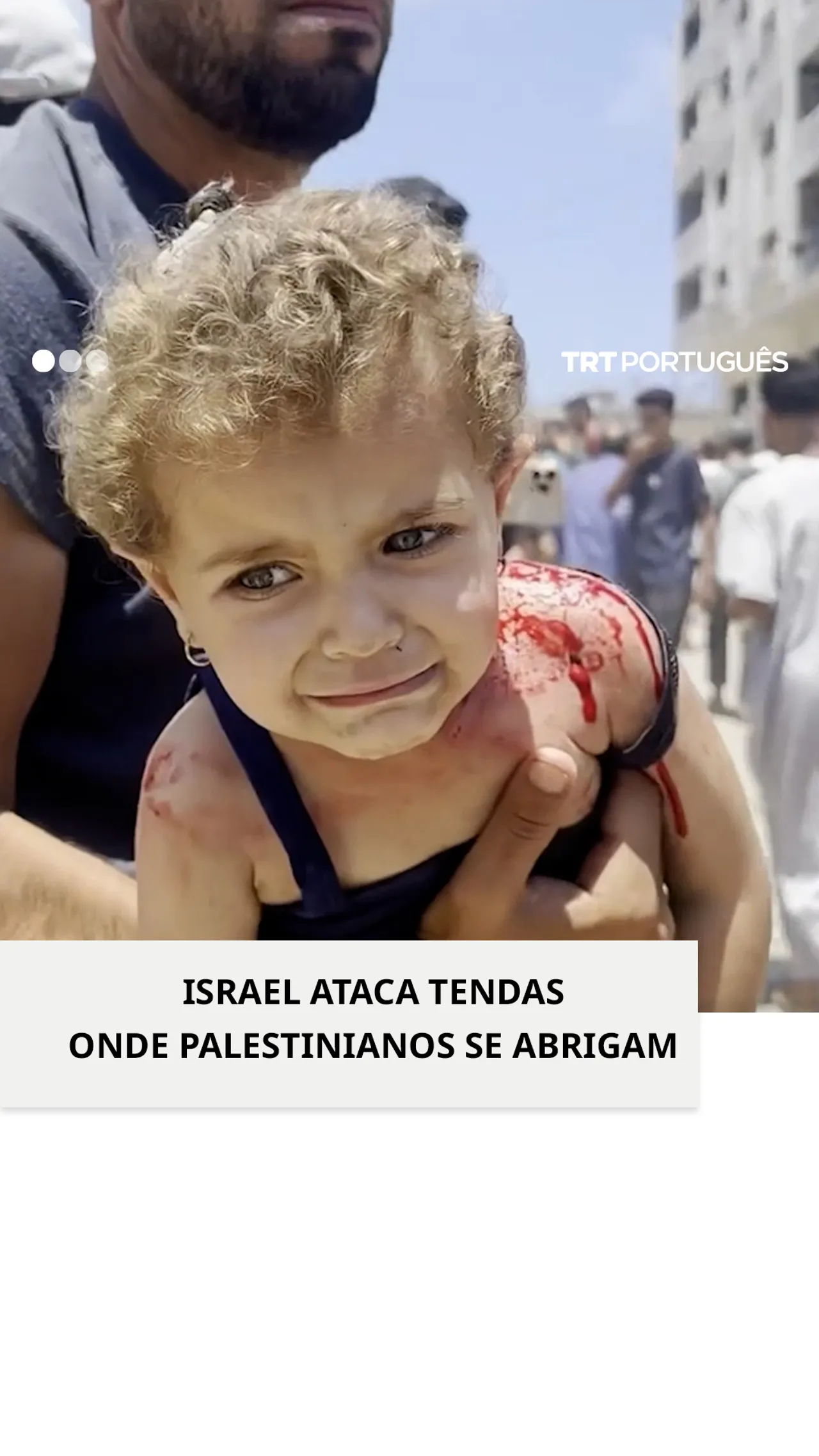 Ataque israelita mata pelo menos cinco palestinianos abrigados em tendas em Gaza