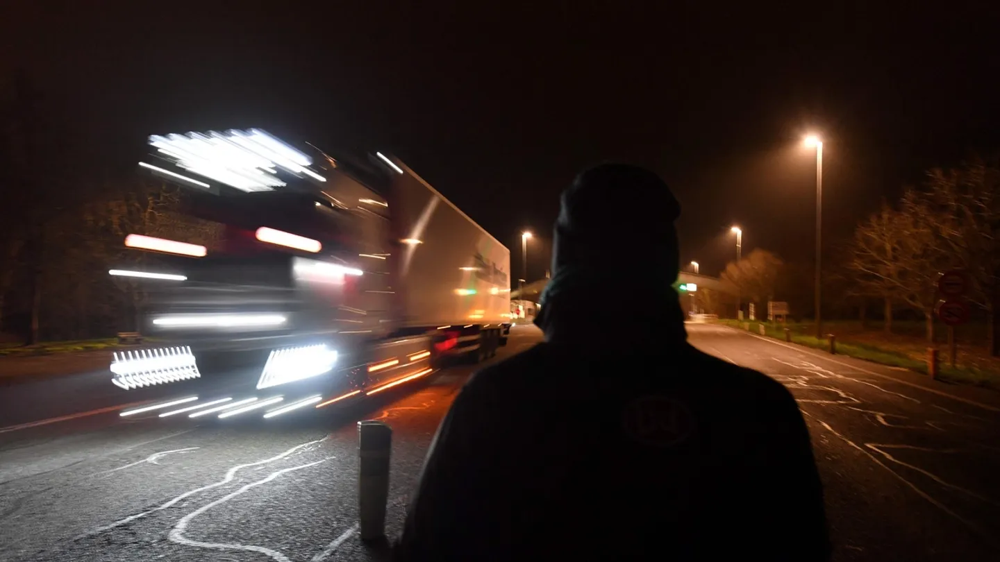 Migrants saved from refrigerated lorry in France