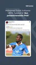 Mohamed Salah kritiserer UEFA-hyldest til ‘den palæstinensiske Pelé’