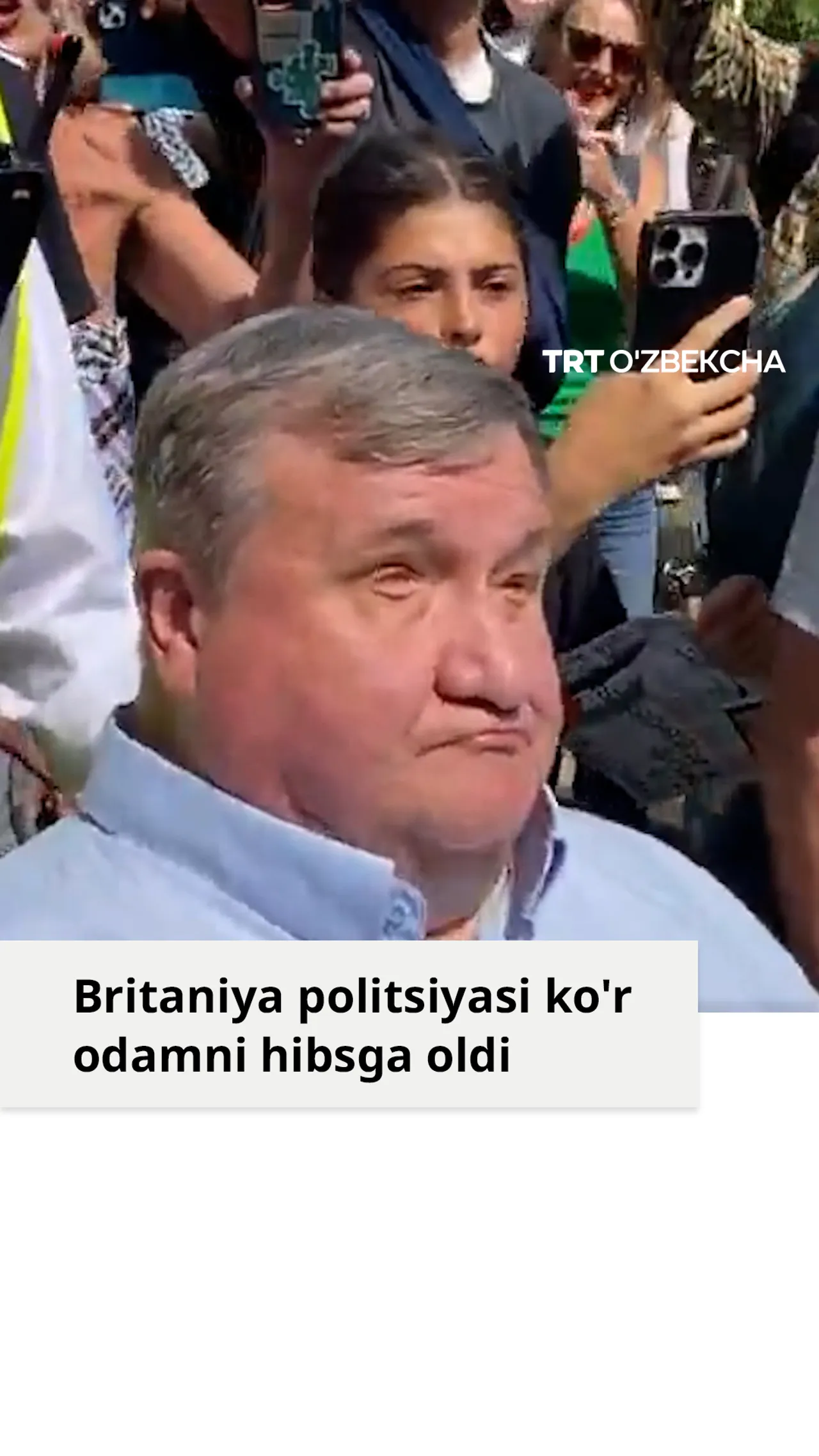 Britaniya politsiyasi ko'r odamni hibsga oldi
