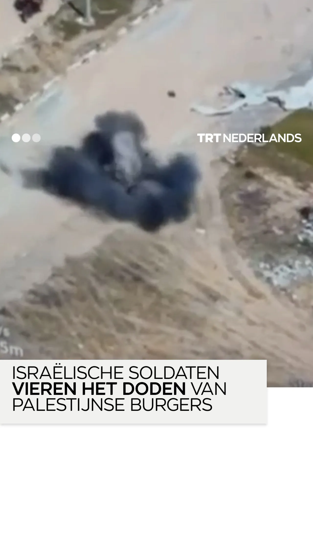 Israëlische soldaten vieren het doden van Palestijnse burgers in Gaza