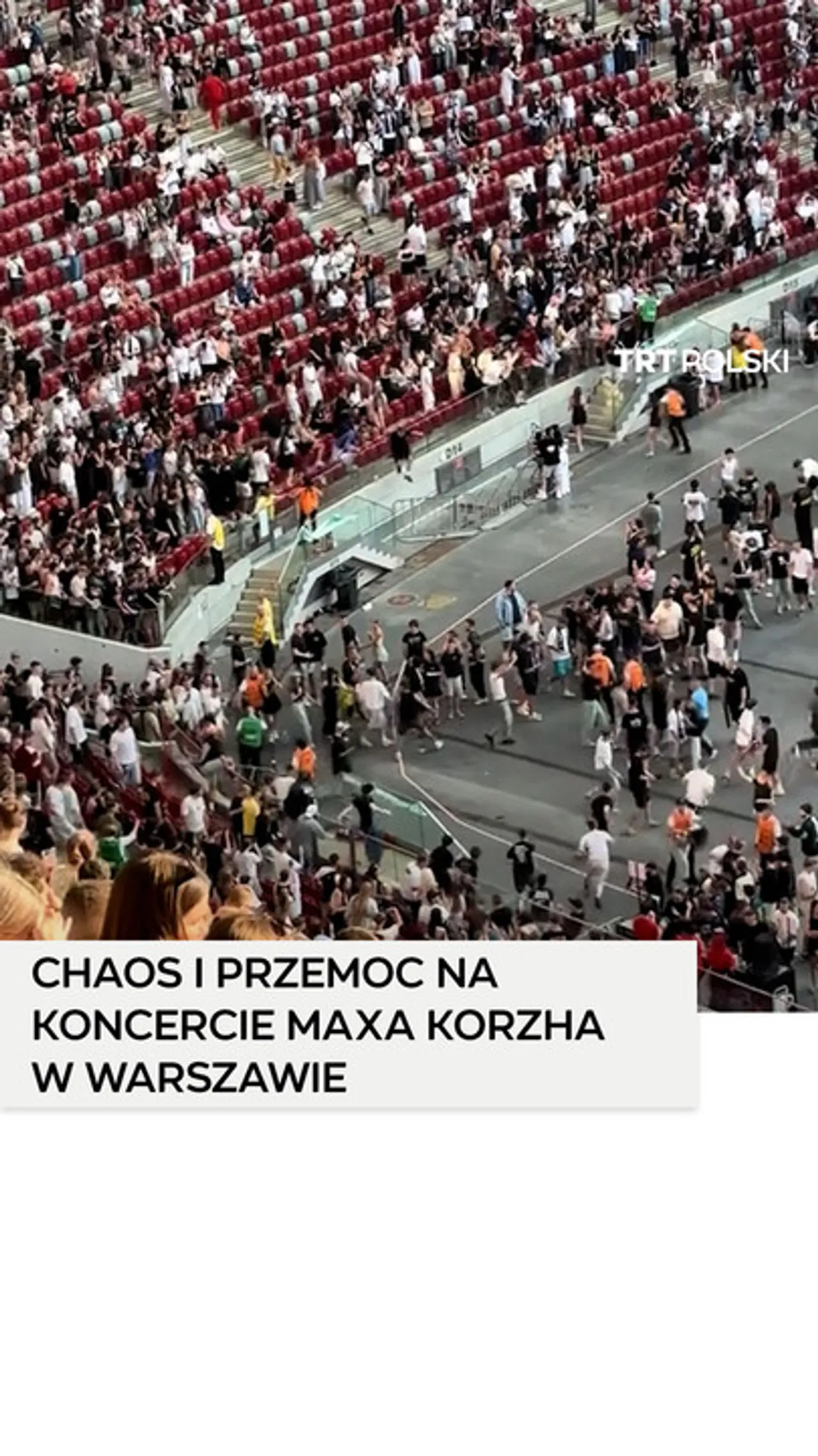 Chaos i przemoc na koncercie Maxa Korzha w Warszawie