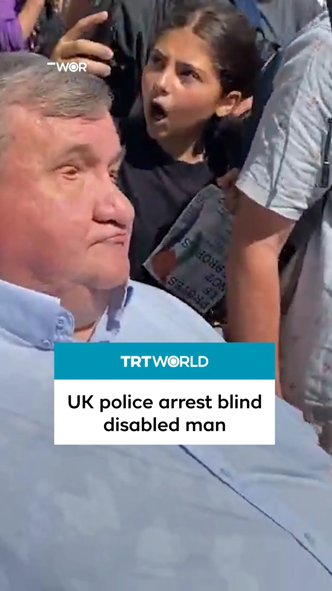 UK police arrest blind disabled man during Palestine protest