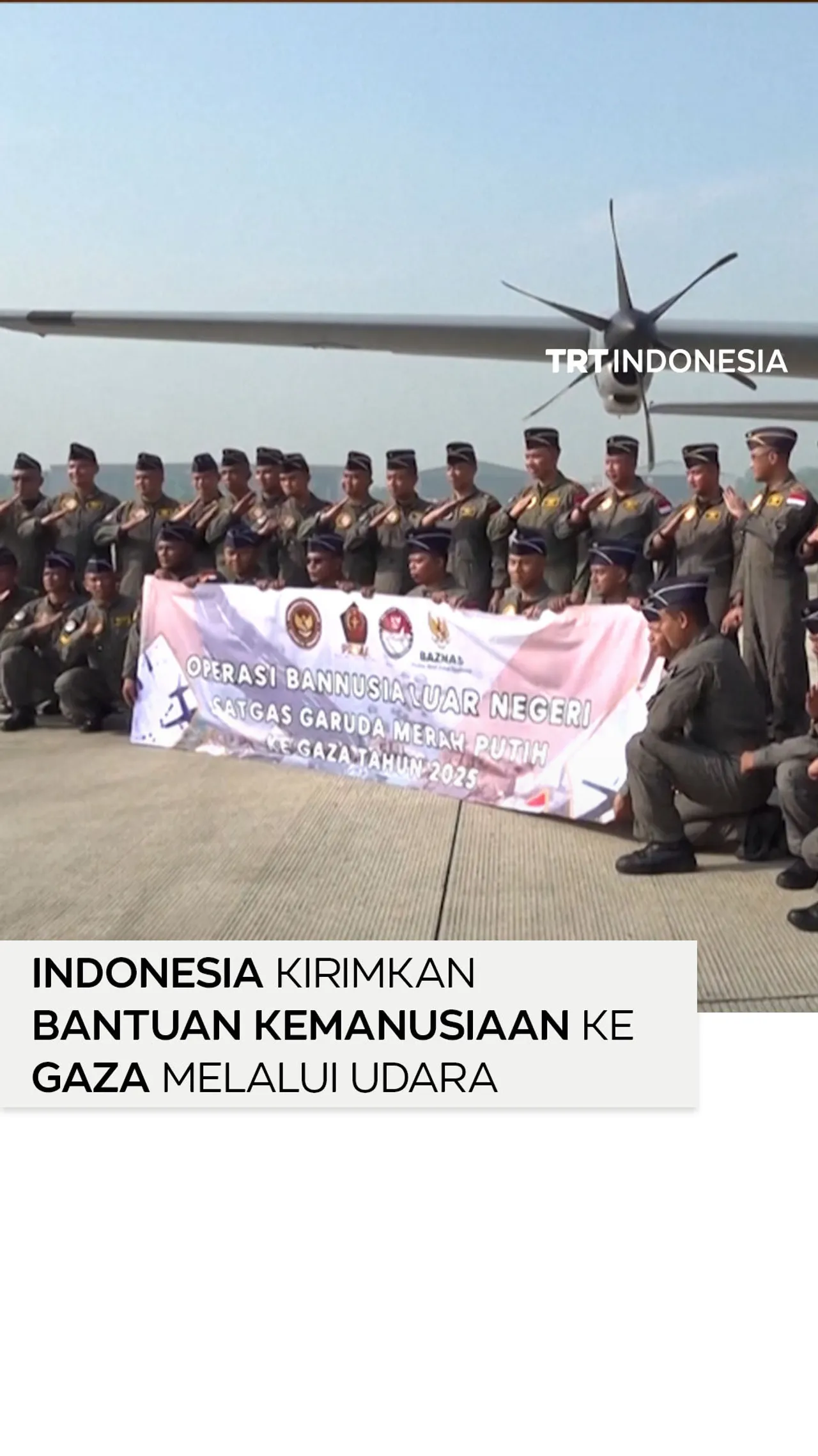 Indonesia kerahkan TNI untuk salurkan bantuan lewat udara ke Gaza