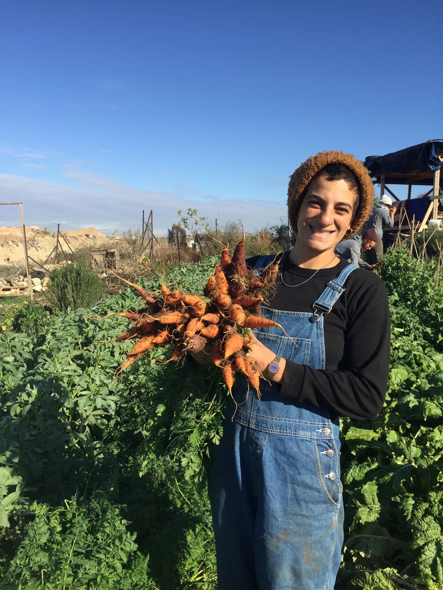 Era nadadora profesional y hoy es referente de la agroecología en Cisjordania ocupada