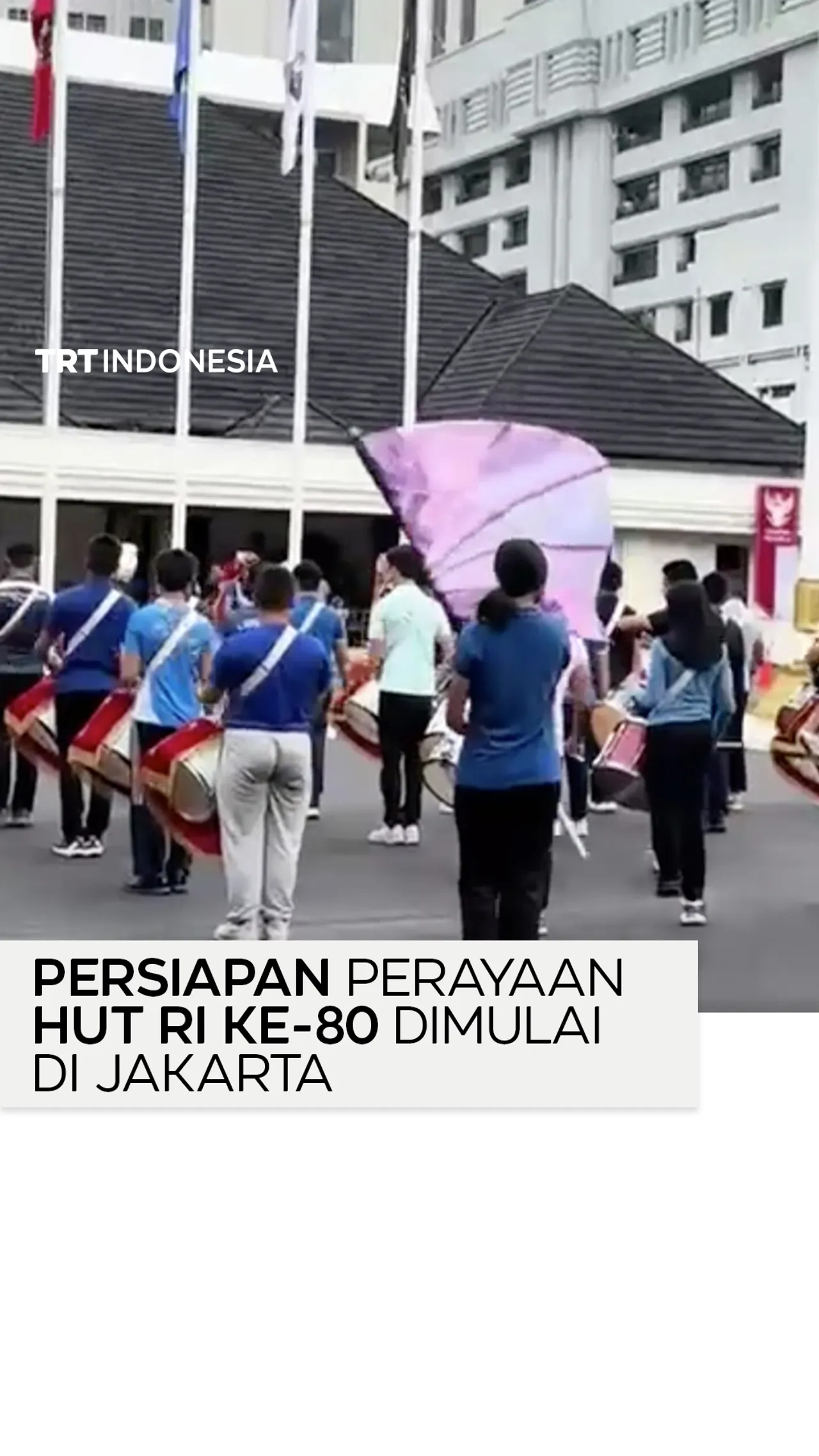 Persiapan perayaan Hari Kemerdekaan Indonesia ke-80 dimulai di Jakarta