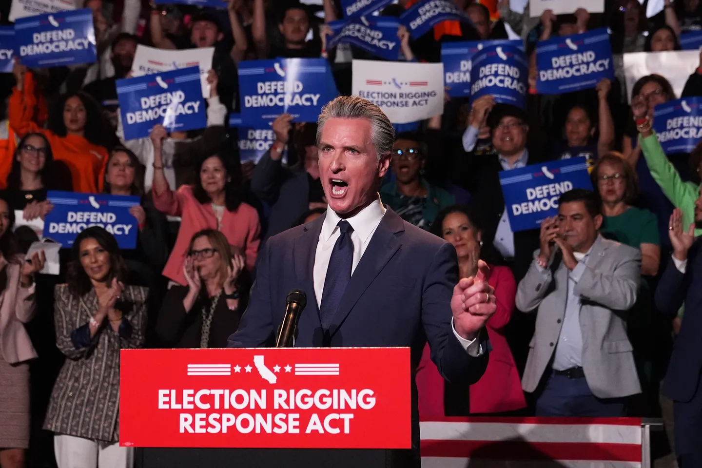 California unveils redistricting plans to counter Texas