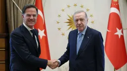 Erdogan, Rutte discuss Ukraine, upcoming Trump-Putin summit