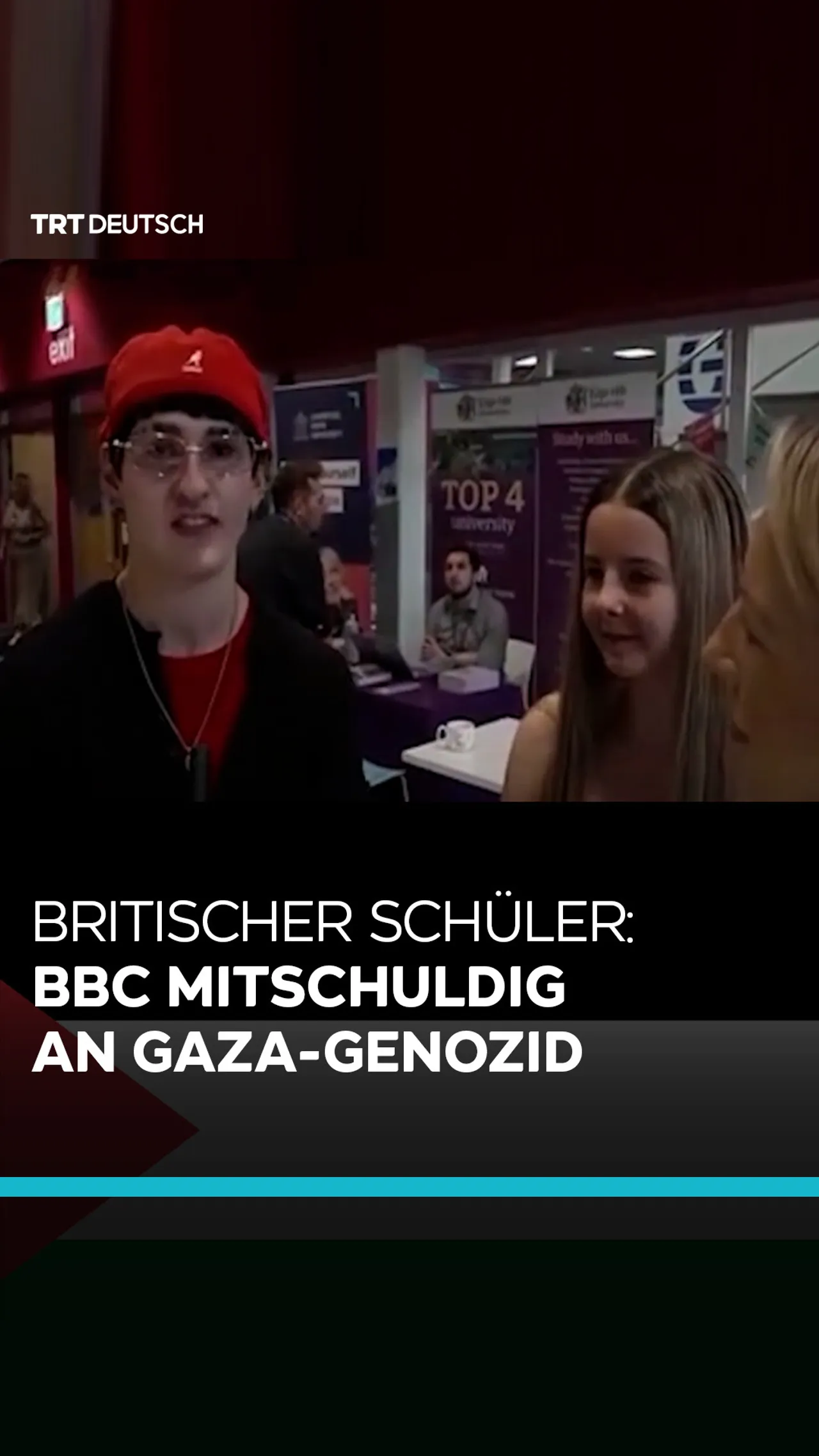 Britischer Schüler: BBC mitschuldig an Gaza-Genozid