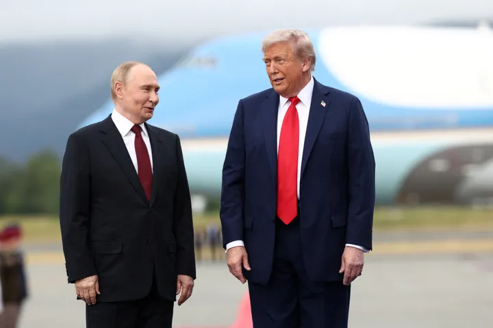 Trump, Putin land in Alaska for 'high stakes' summit