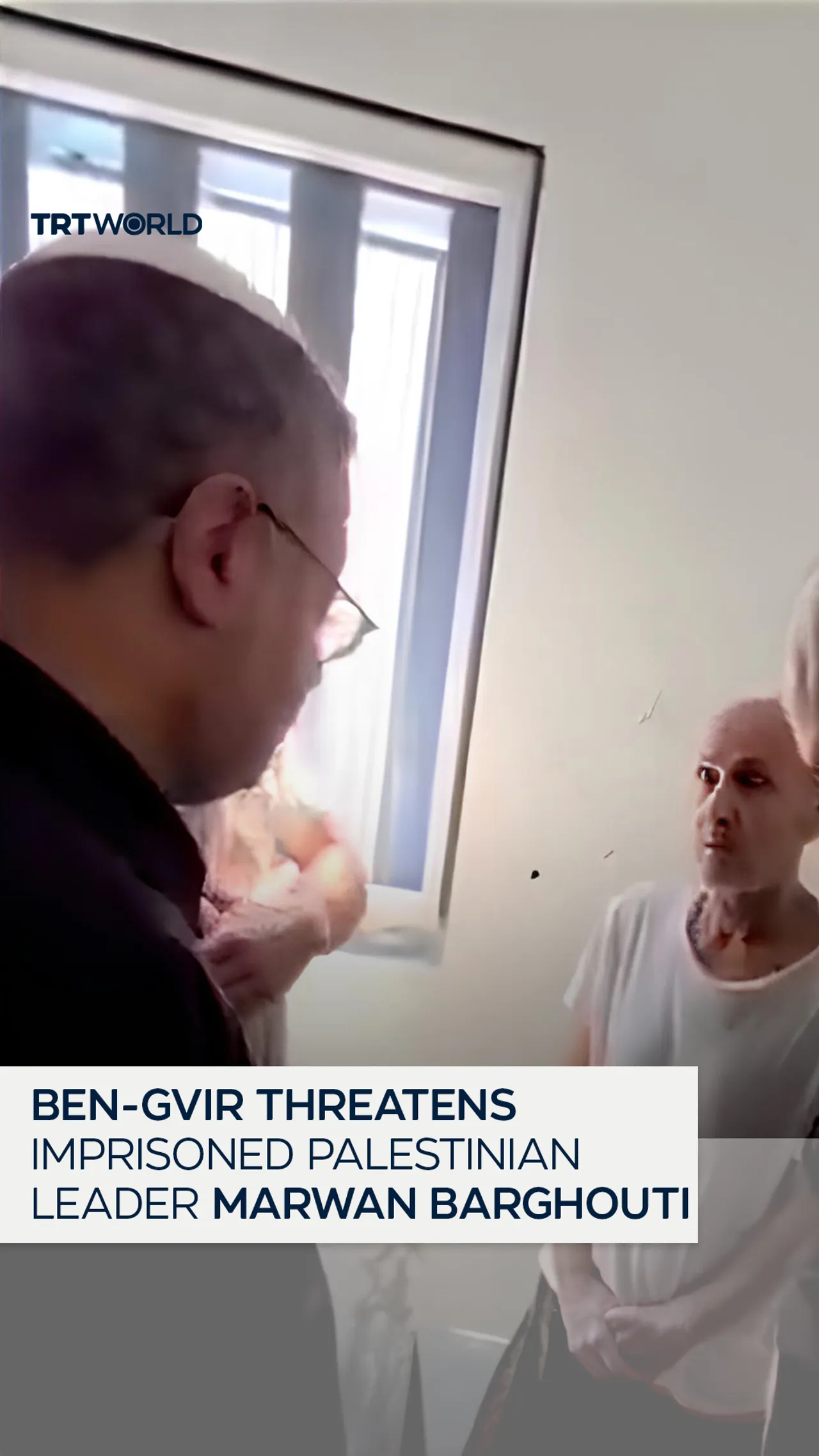 Ben-Gvir threatens Palestinian leader Marwan Barghouti in prison