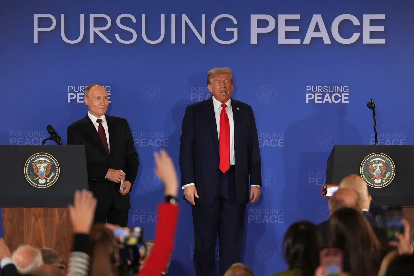 Tramp häm Putin Alyaskadağı oçraşudan ömetle kitte