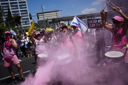 Demonstrators rally across Israel, protesting Netanyahu over Gaza war