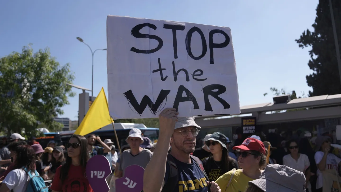 Israelis hold nationwide protests calling for end to Gaza war