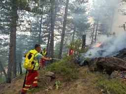 Në Shqipëri disa vatra zjarri ende aktive,vazhdojnë operacionet për shuarjen e tyre