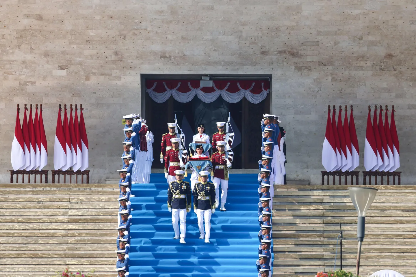 Indonesia rayakan HUT RI ke-80 dengan semarak di Istana Merdeka